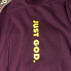 🔥🔥Just God Sweatshirt🔥🔥